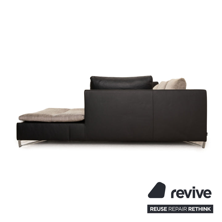 ligne roset Feng fabric corner sofa beige chaise longue right