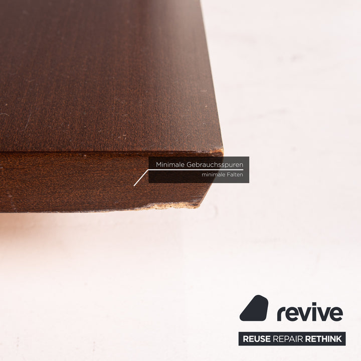 ligne roset wood metal shelf brown gray cabinet