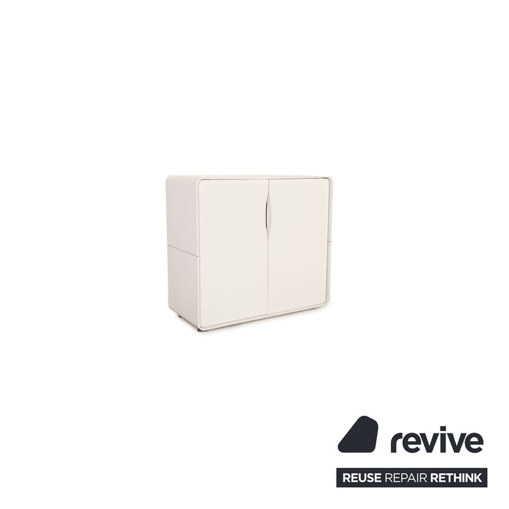ligne roset Holz Sideboard Garnitur Weiß