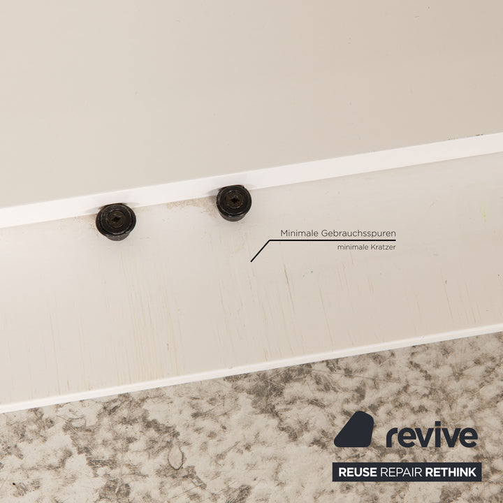 ligne roset wooden sideboard white