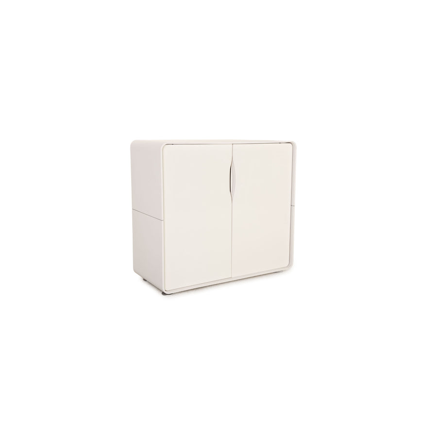 ligne roset wooden sideboard white