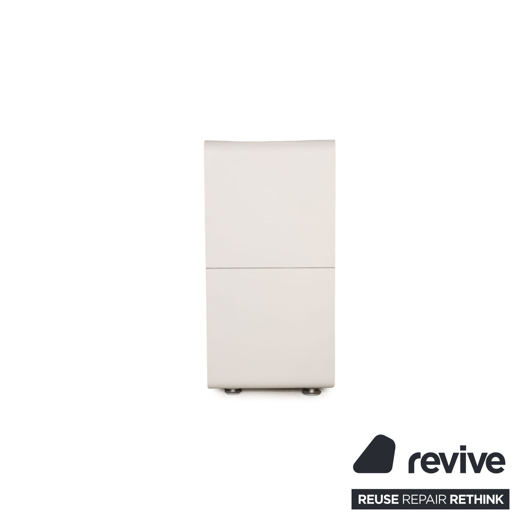 ligne roset wooden sideboard white