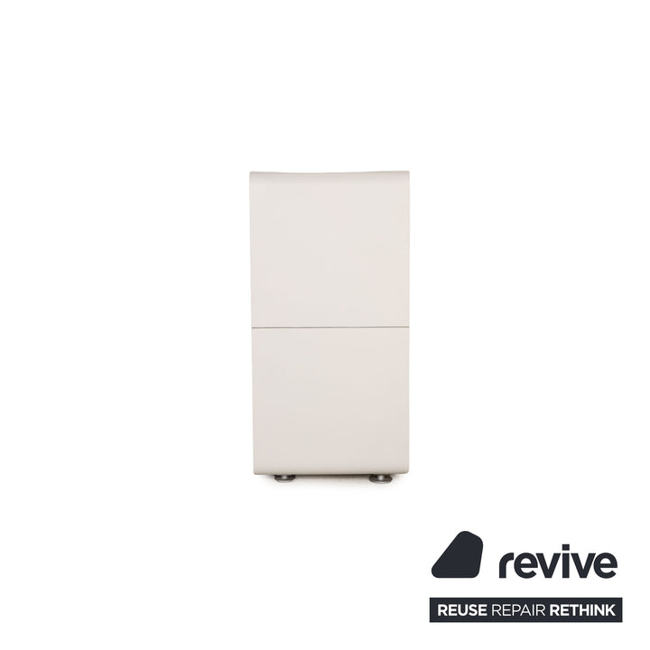 ligne roset wooden sideboard white