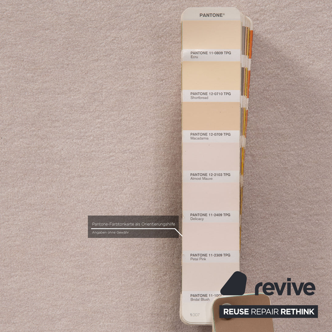 Ligne Roset Ipanema corner sofa fabric Rosa Rosé by Didier Gomez cover Alpaca E chaise longue left