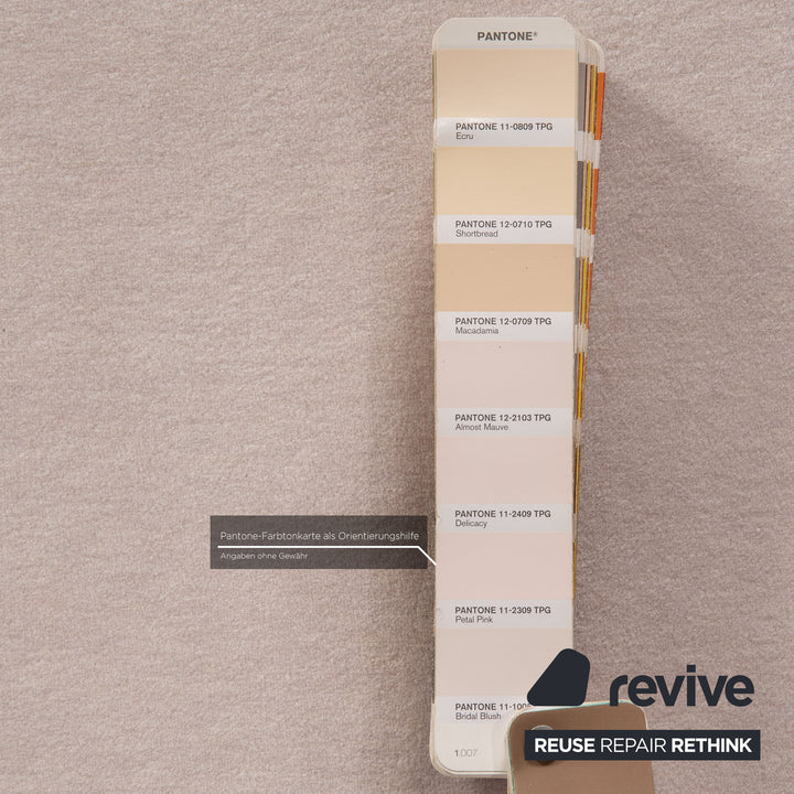 Ligne Roset Ipanema corner sofa fabric Rosa Rosé by Didier Gomez cover Alpaca E chaise longue left