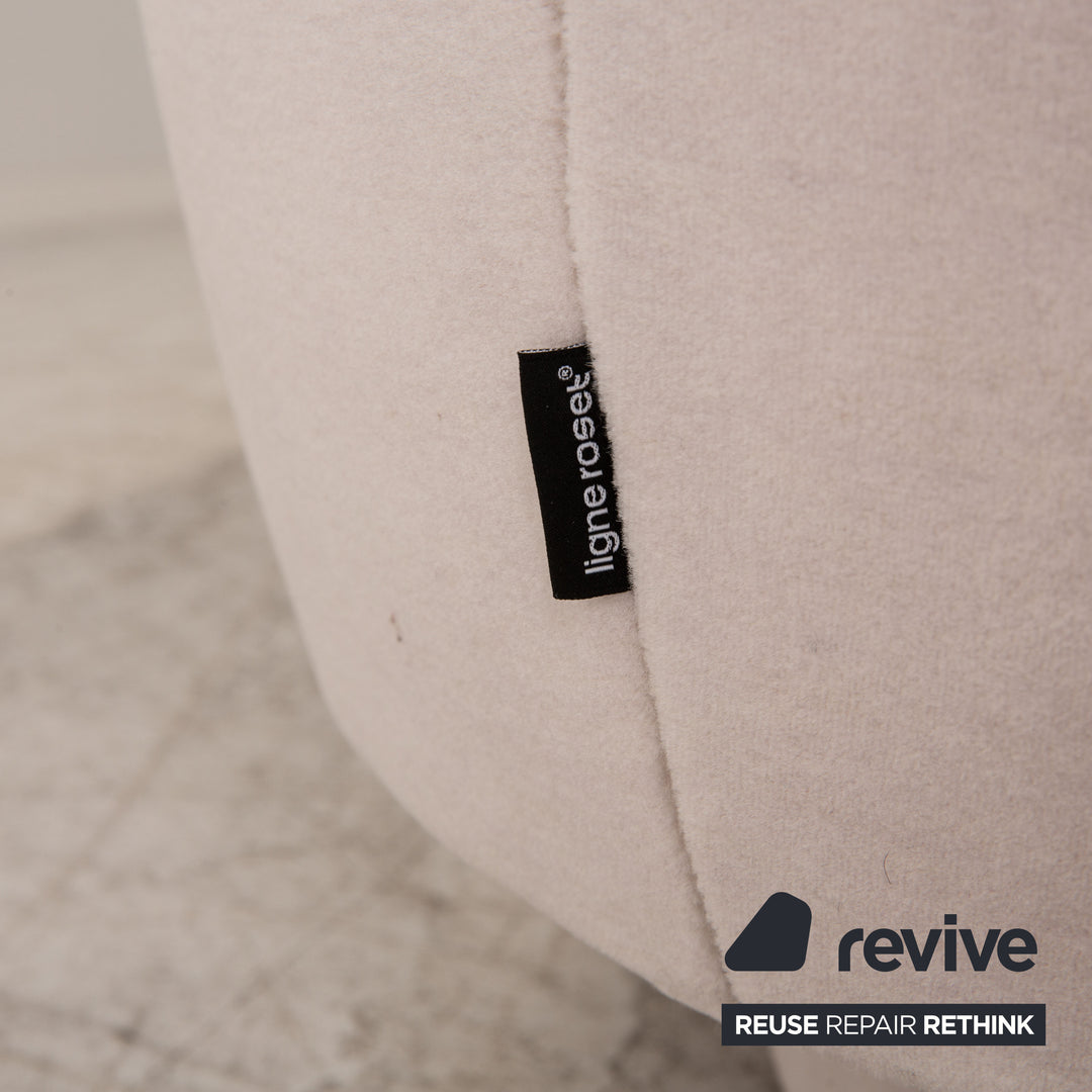 Ligne Roset Ipanema corner sofa fabric Rosa Rosé by Didier Gomez cover Alpaca E chaise longue left