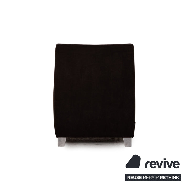 ligne roset Jonathan fabric armchair Dark brown lounge chair