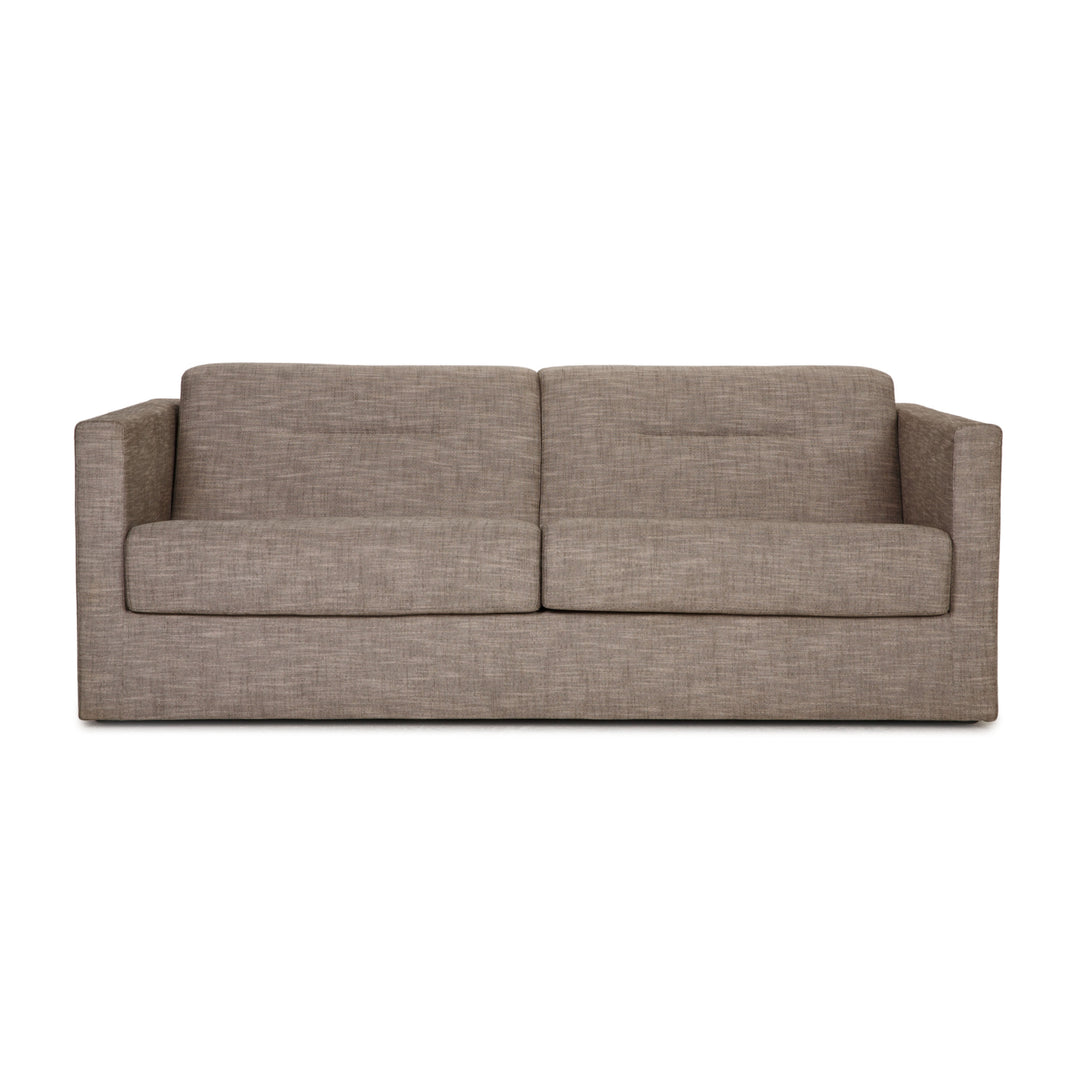 Ligne Roset Mostra Fabric Sofa Gray Two Seater Sleep Function