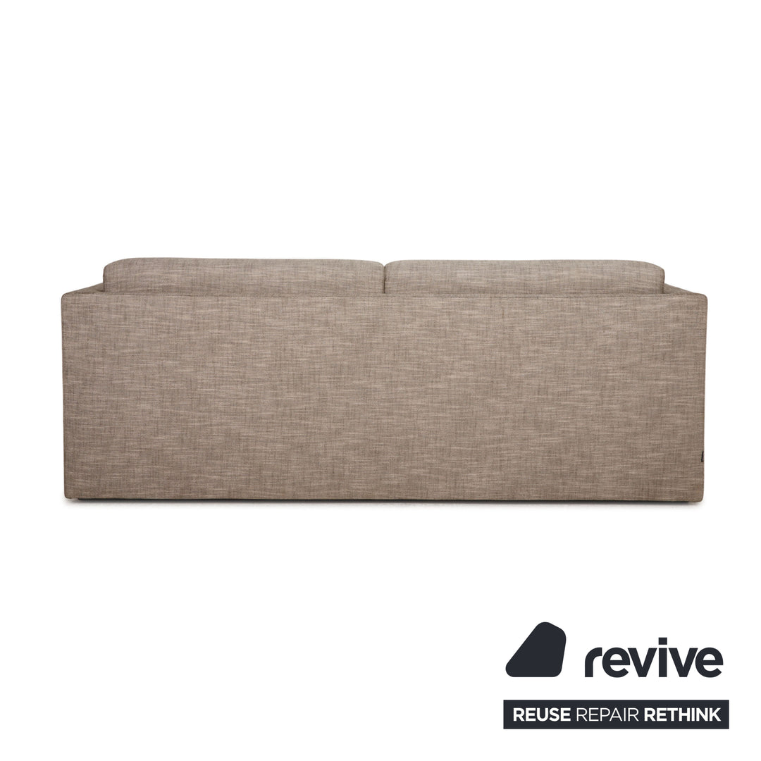Ligne Roset Mostra Fabric Sofa Gray Two Seater Sleep Function