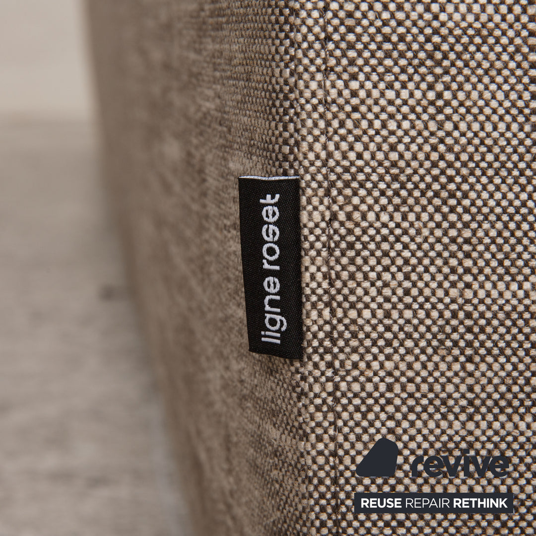 Ligne Roset Mostra Fabric Sofa Gray Two Seater Sleep Function