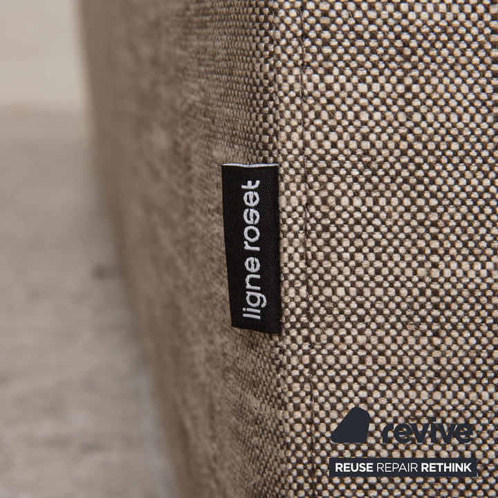 Ligne Roset Mostra Fabric Sofa Gray Two Seater Sleep Function