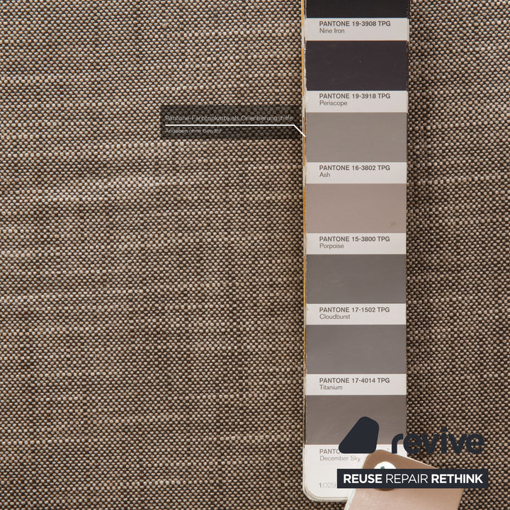 Ligne Roset Mostra Fabric Sofa Gray Two Seater Sleep Function