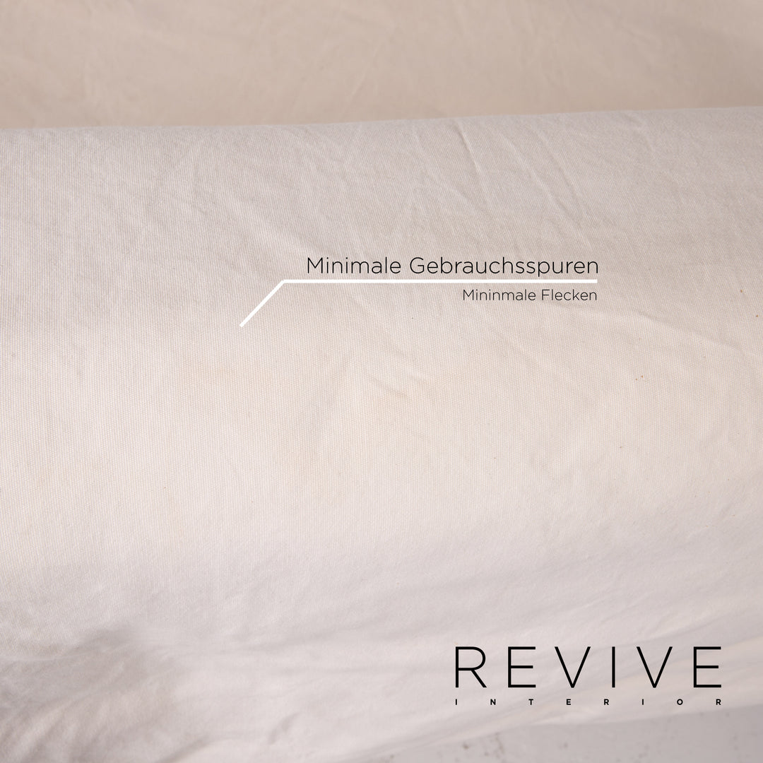 ligne roset Multy cream fabric sofa bed three-seater sleep function couch #13461