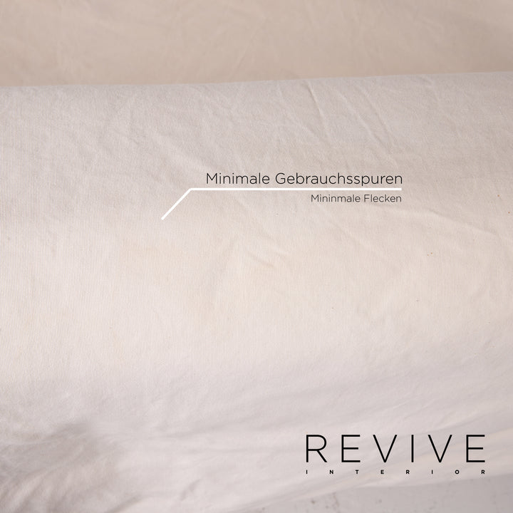 ligne roset Multy cream fabric sofa bed three-seater sleep function couch #13461