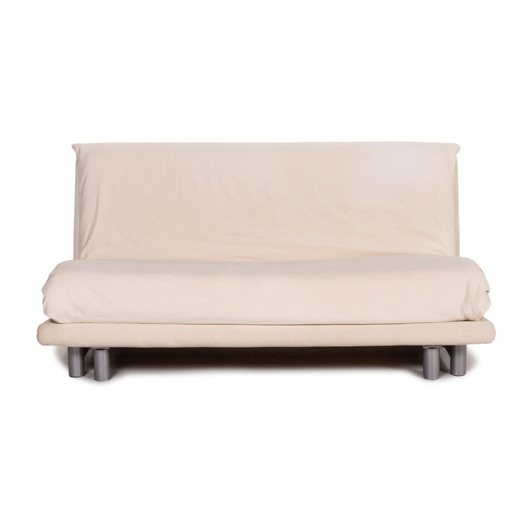 ligne roset Multy cream fabric sofa bed three-seater sleep function couch #13461