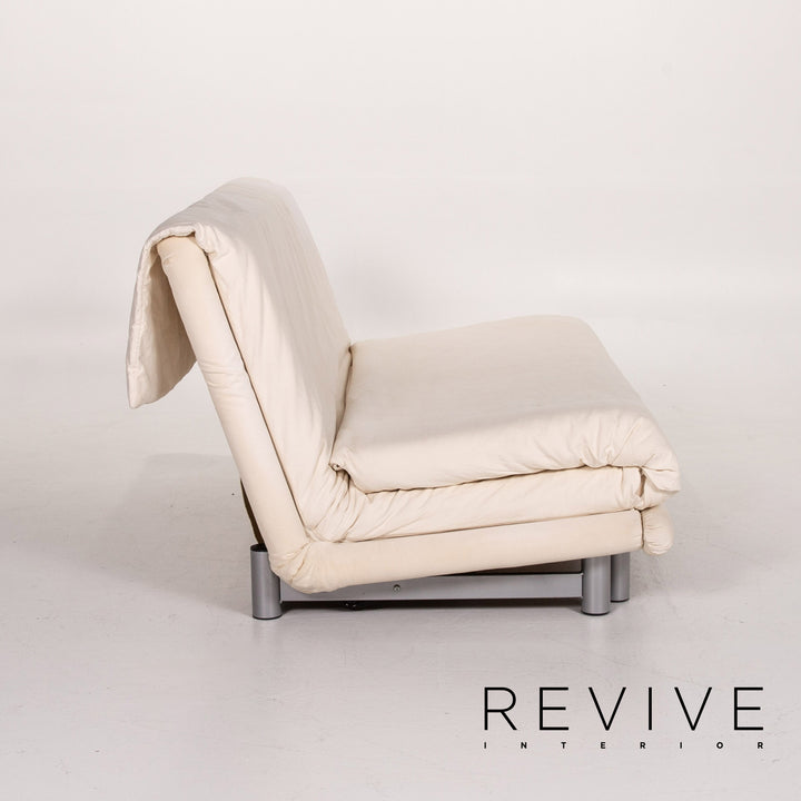 ligne roset Multy cream fabric sofa bed three-seater sleep function couch #13461