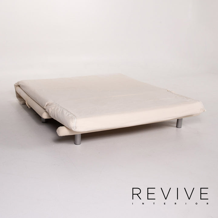 ligne roset Multy cream fabric sofa bed three-seater sleep function couch #13461