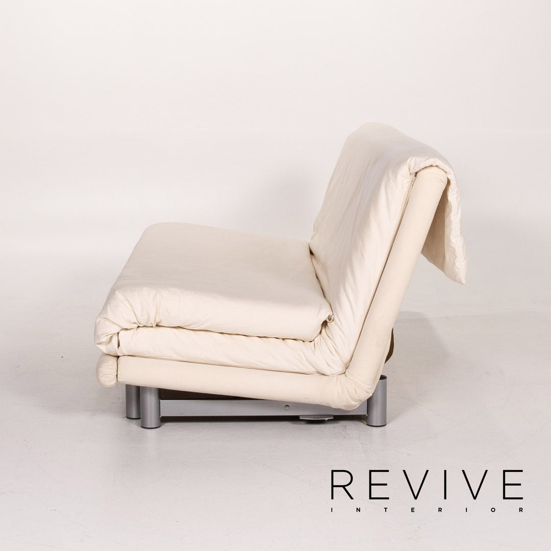 ligne roset Multy cream fabric sofa bed three-seater sleep function couch #13461