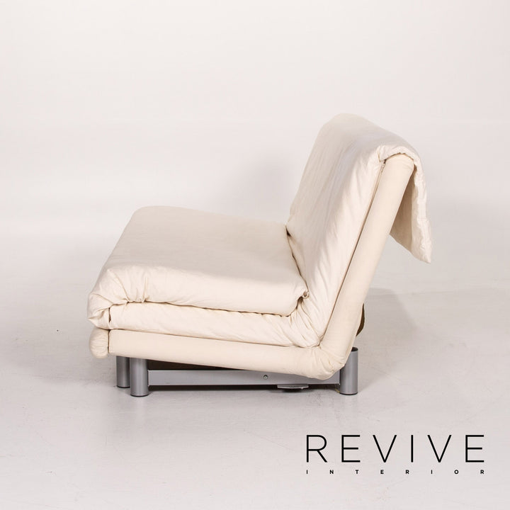 ligne roset Multy cream fabric sofa bed three-seater sleep function couch #13461