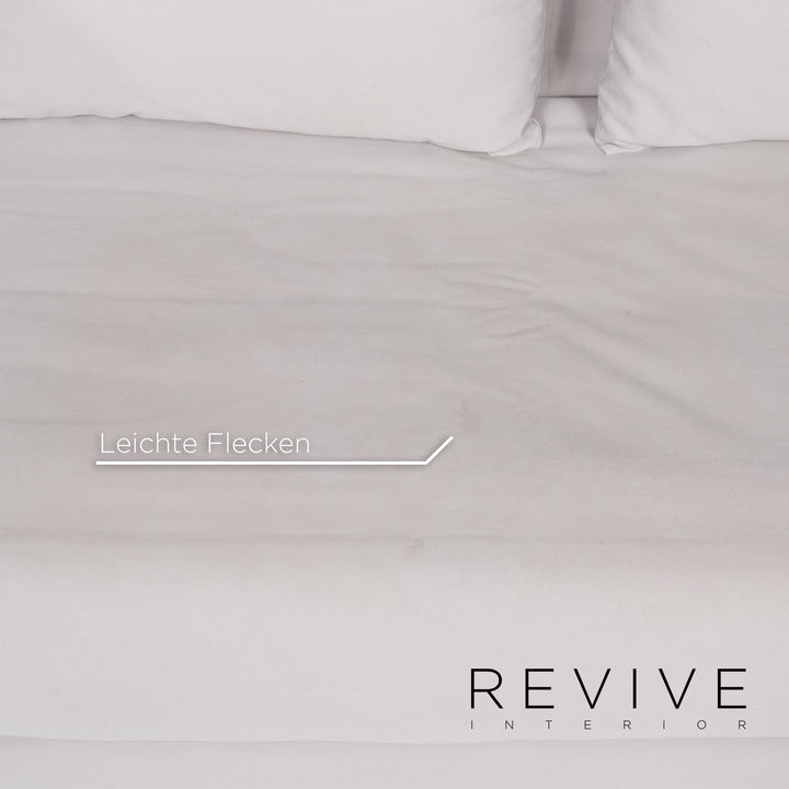 Ligne Roset Multy Designer Fabric Sofa Gray Three Seater Couch Sofa Bed Feature #8170