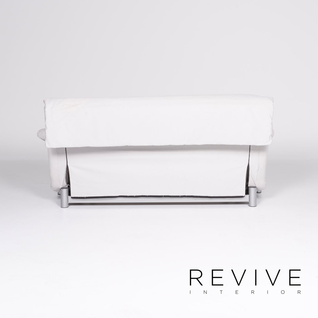 Ligne Roset Multy Designer Fabric Sofa Gray Three Seater Couch Sofa Bed Feature #8170