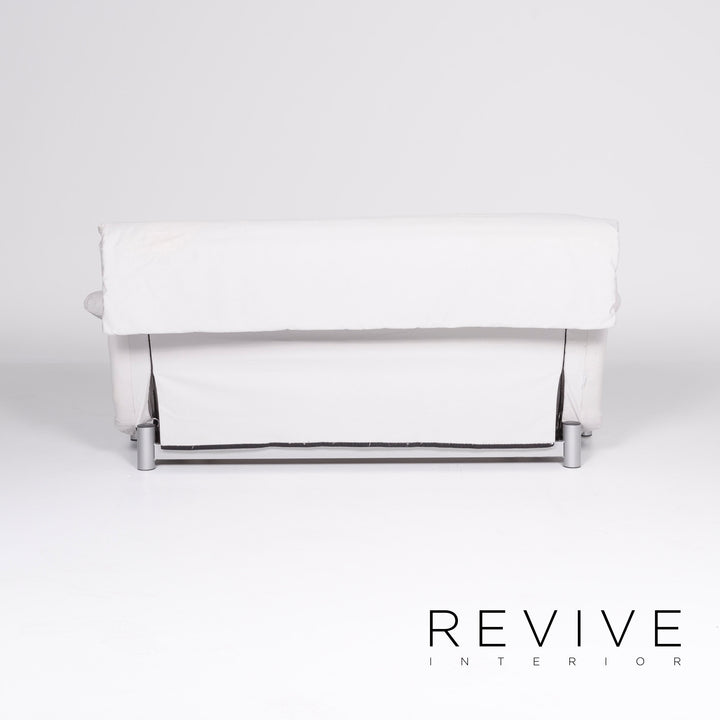 Ligne Roset Multy Designer Fabric Sofa Gray Three Seater Couch Sofa Bed Feature #8170