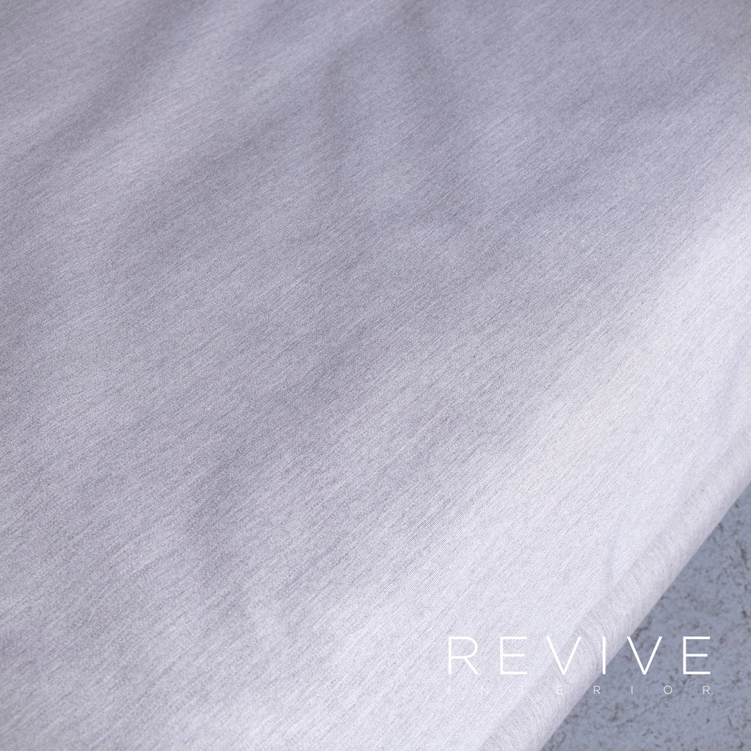 Ligne Roset Multy Designer Fabric Sofa Gray Three Seater Function Couch #6467