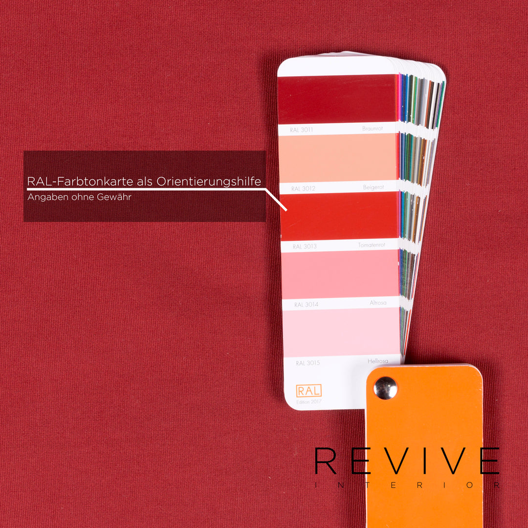 ligne roset Multy designer fabric sofa red three-seater incl. sofa bed function #10083