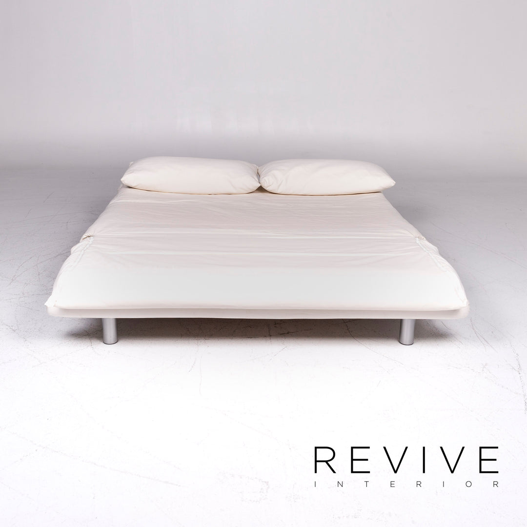 ligne roset Multy Designer Fabric Sofa White Three Seater Sofa Bed #9180