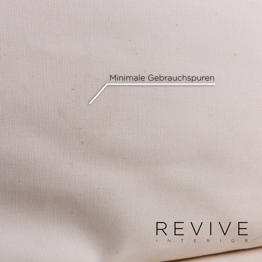 ligne roset Multy Designer Fabric Sofa White Three Seater Sofa Bed #9180