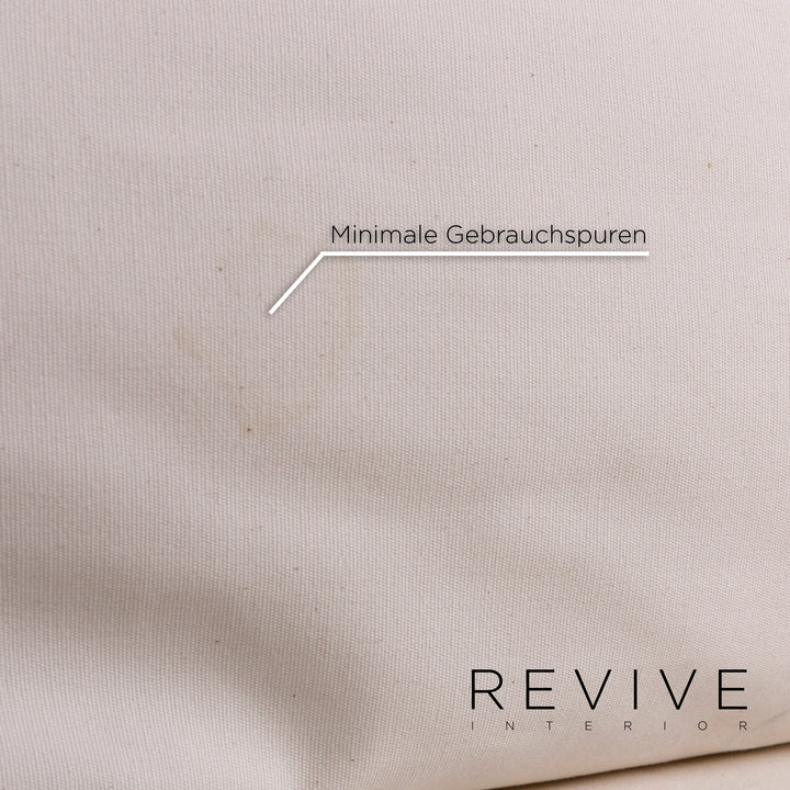 ligne roset Multy Designer Fabric Sofa White Three Seater Sofa Bed #9180