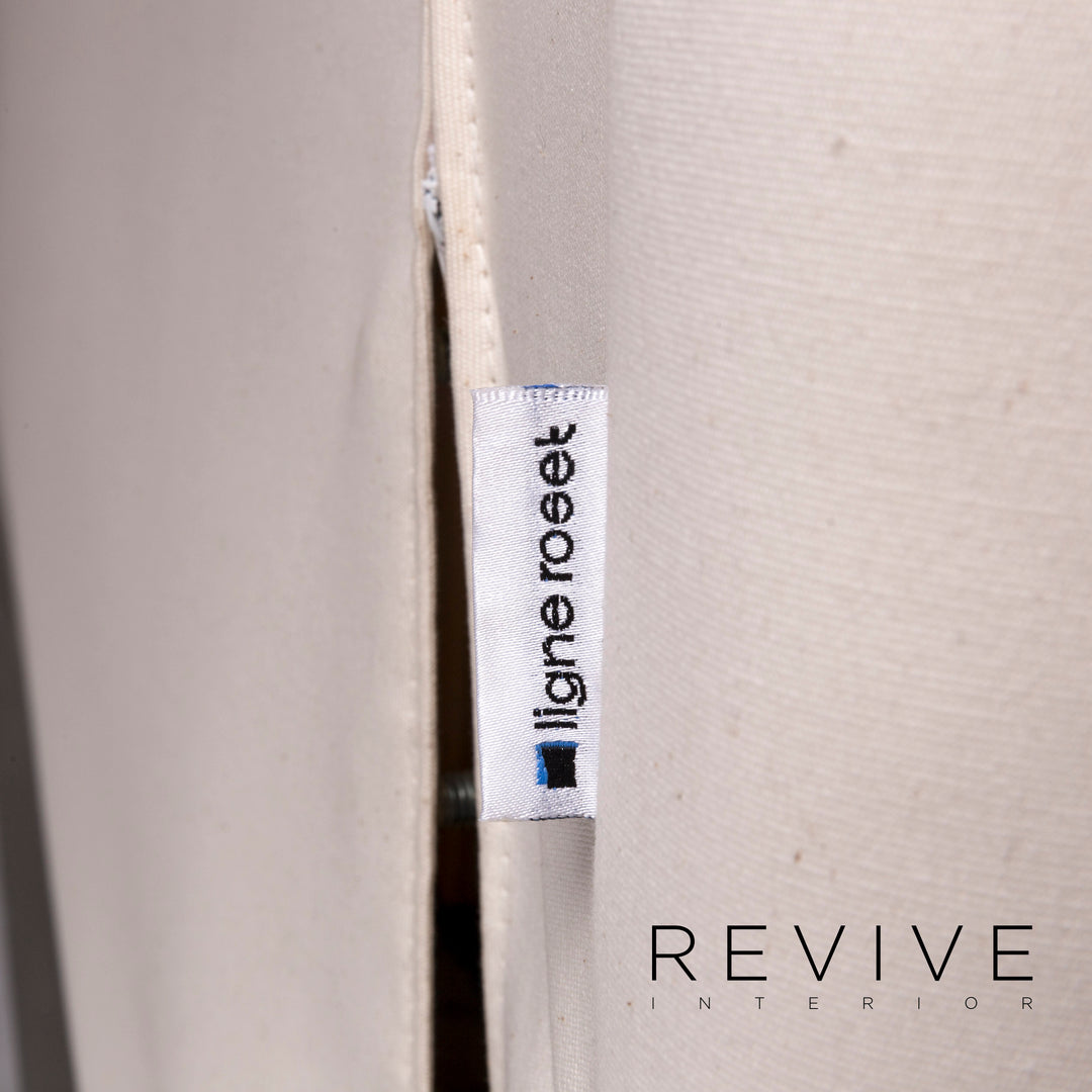 ligne roset Multy Designer Fabric Sofa White Three Seater Sofa Bed #9180