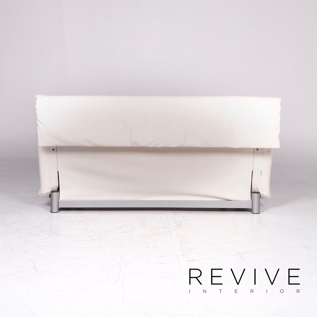 ligne roset Multy Designer Fabric Sofa White Three Seater Sofa Bed #9180