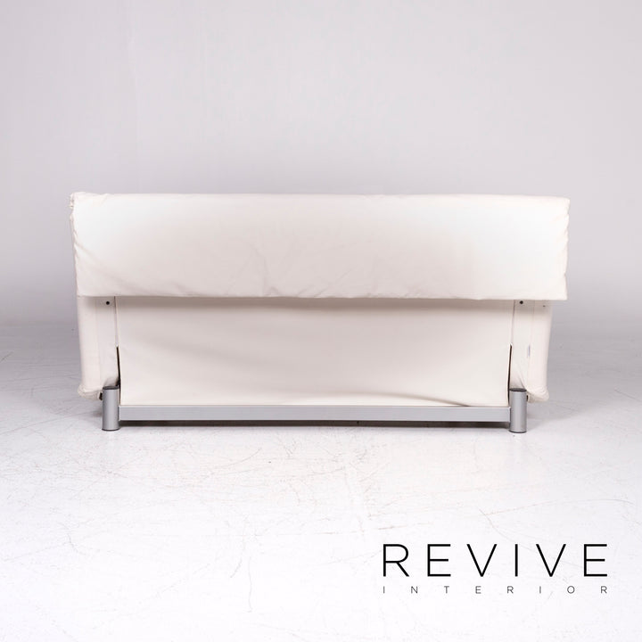 ligne roset Multy Designer Fabric Sofa White Three Seater Sofa Bed #9180