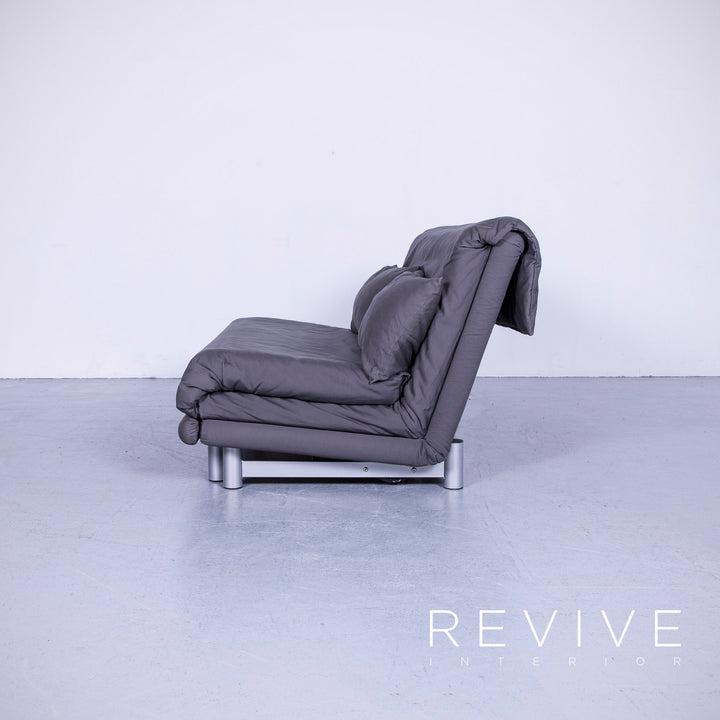 Ligne Roset Multy Sofa Bed Fabric Gray Three Seater Couch Feature #5734