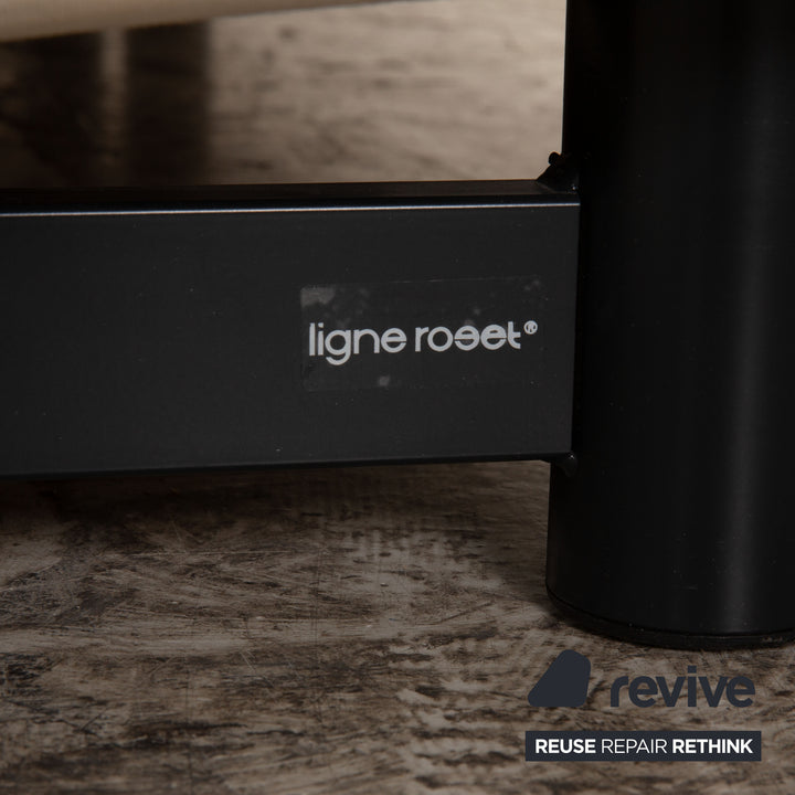 ligne roset Multy fabric three seater cream manual function sofa bed sofa couch