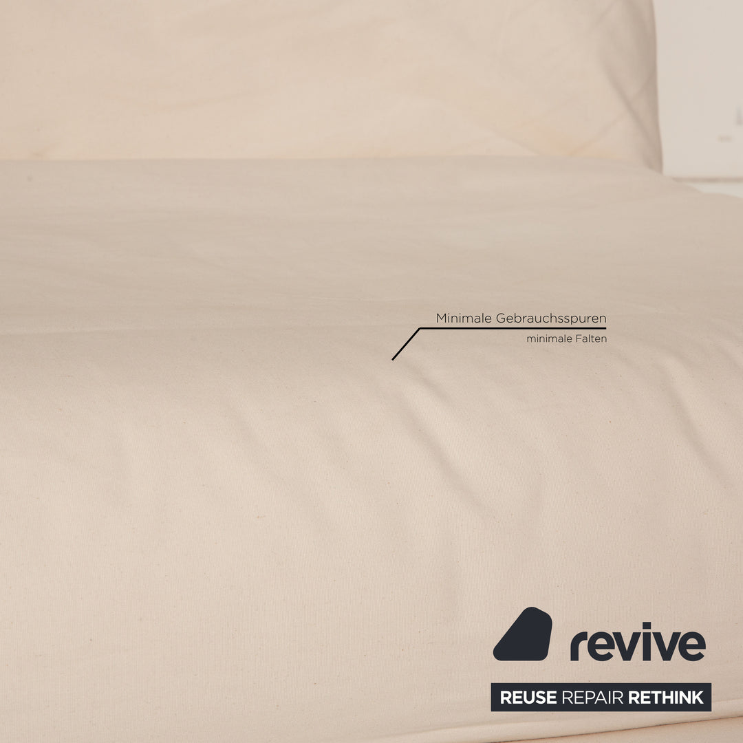 ligne roset Multy fabric three seater cream manual function sofa bed sofa couch