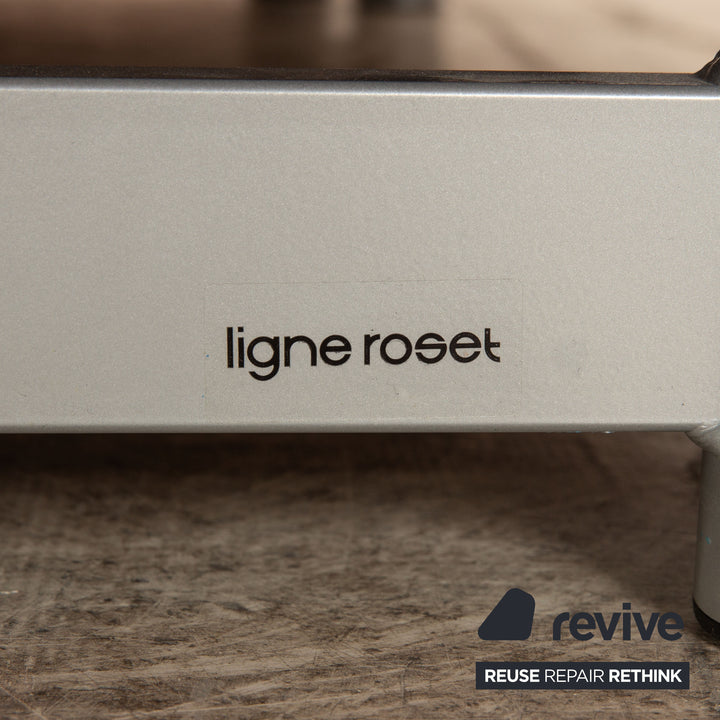 ligne roset Multy fabric three-seater red sofa couch manual function sleep function