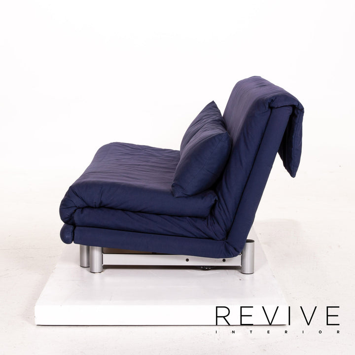 ligne roset Multy fabric sofa bed blue three-seater function sleeping function sofa couch #14545