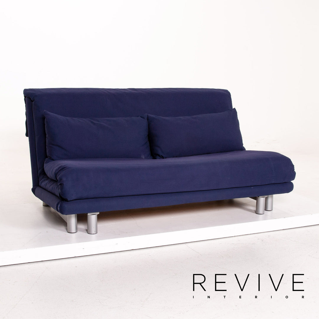 ligne roset Multy fabric sofa bed blue three-seater function sleeping function sofa couch #14545