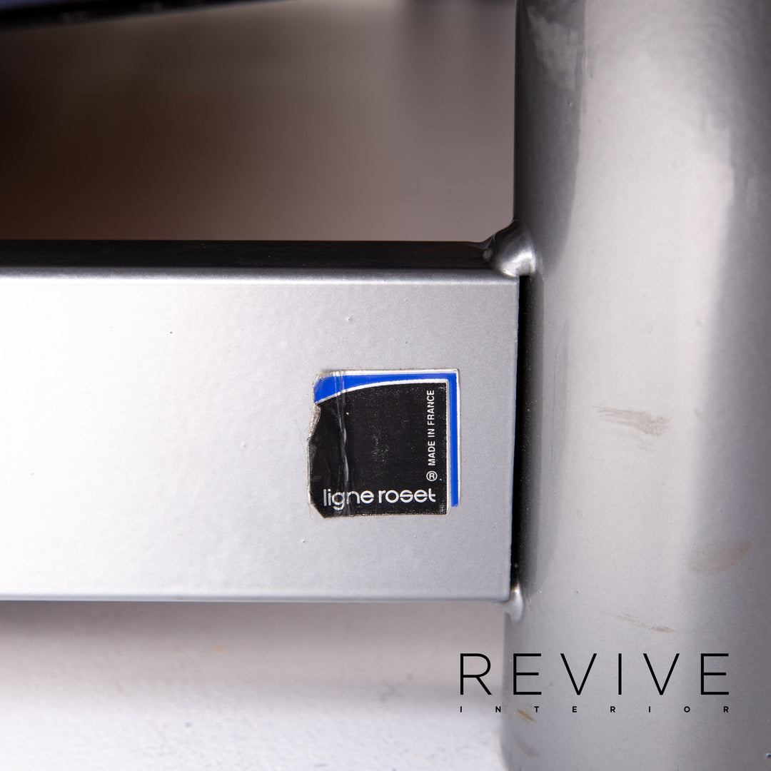 ligne roset Multy fabric sofa bed blue three-seater function sleeping function sofa couch #14545