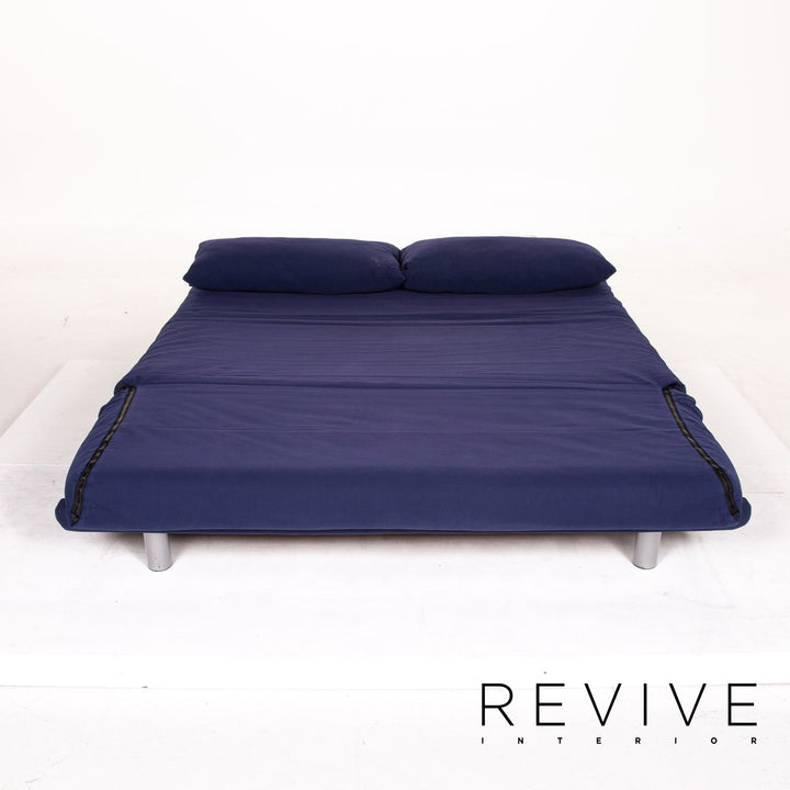 ligne roset Multy fabric sofa bed blue three-seater function sleeping function sofa couch #14545