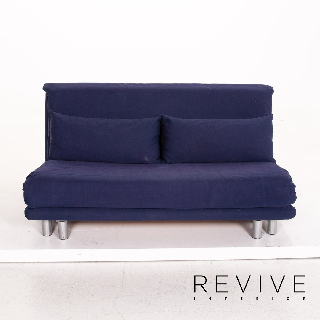 ligne roset Multy fabric sofa bed blue three-seater function sleeping function sofa couch #14545