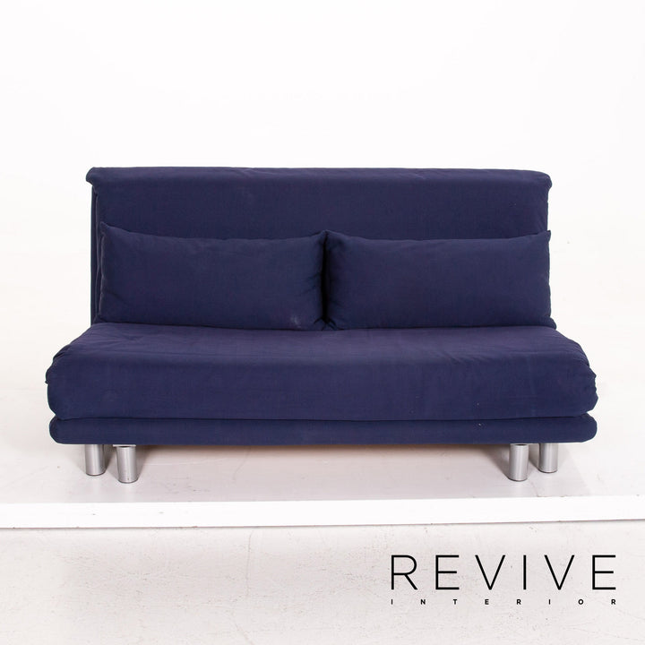 ligne roset Multy fabric sofa bed blue three-seater function sleeping function sofa couch #14545
