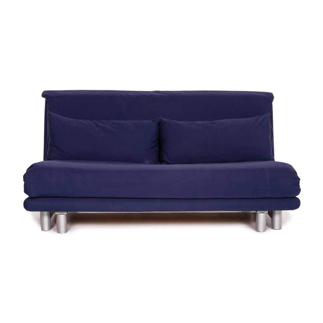 ligne roset Multy fabric sofa bed blue three-seater function sleeping function sofa couch #14545