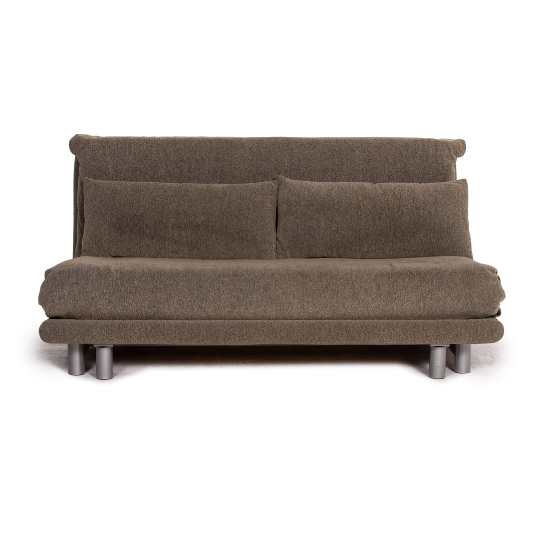 ligne roset Multy fabric sofa bed gray grey-green three-seater sofa function sleeping function couch #15322
