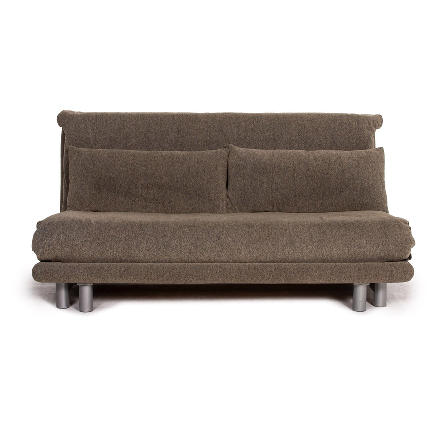 ligne roset Multy fabric sofa bed gray grey-green three-seater sofa function sleeping function couch #15322