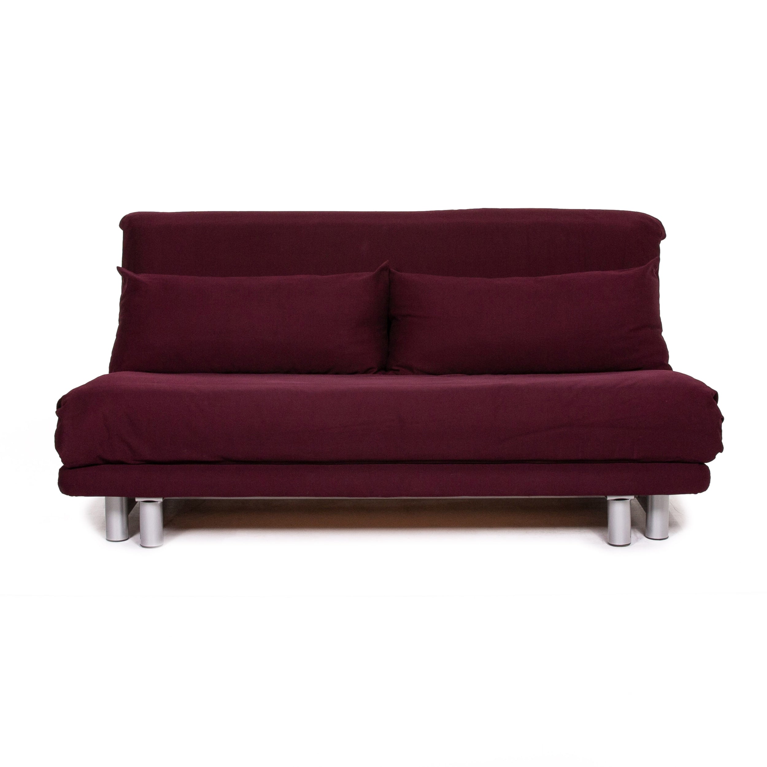 ligne roset Dreisitzer Multy Lila Stoff 2. Hand Revive