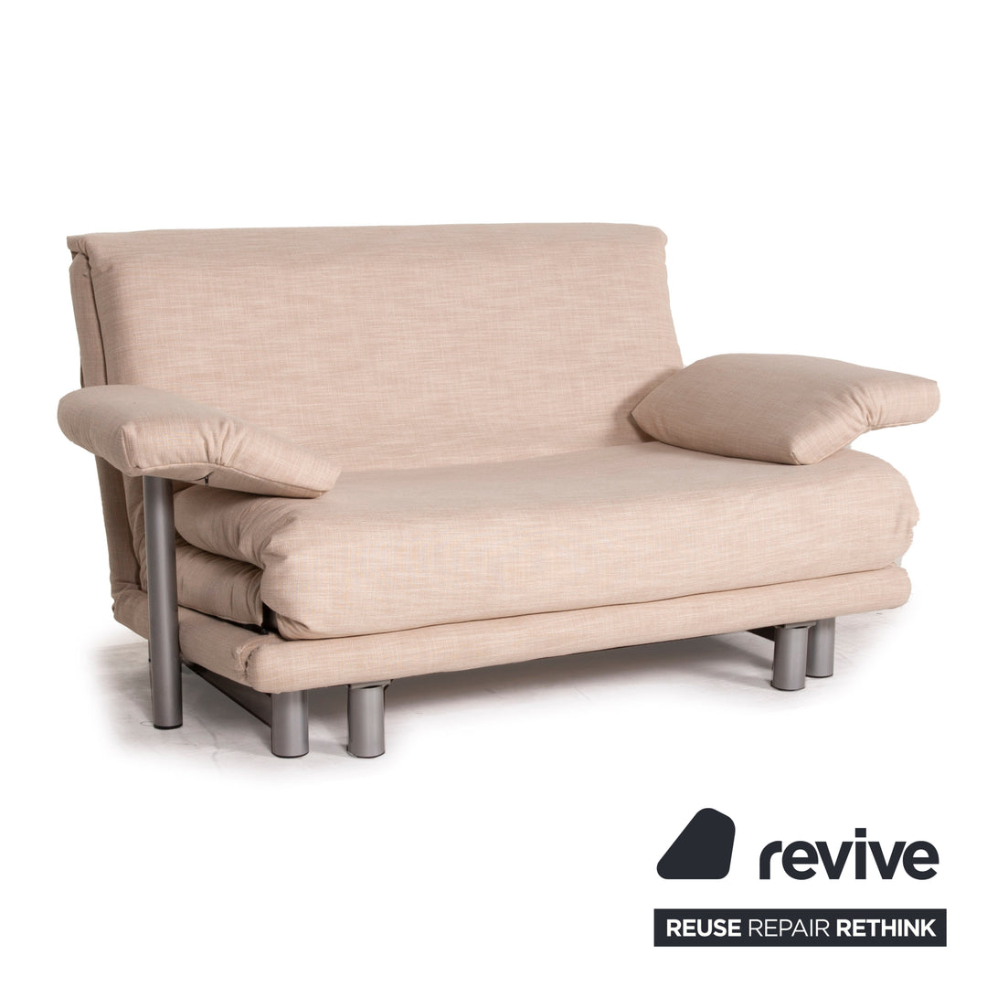 ligne roset Multy fabric sofa beige two seater sleep function