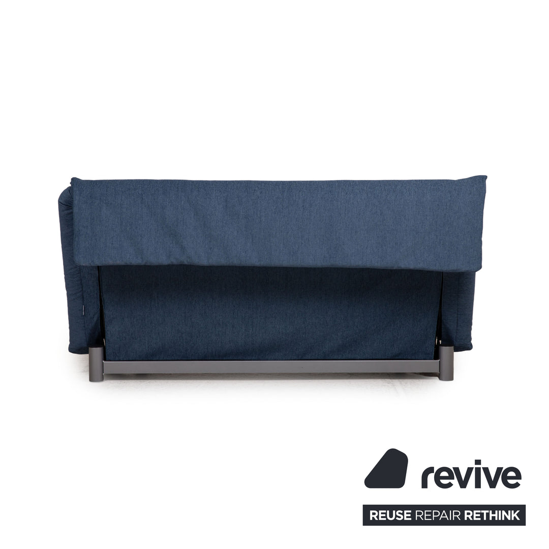 ligne roset Multy Stoff Sofa Blau Dreisitzer Schlafsofa Schlaffunktion Funktion Couch